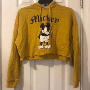 Mickey Mouse crop sweater
